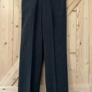 Vintage 90s Charcoal Pinstripe Pants – Size 8